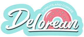 Delorean donuts and coffee